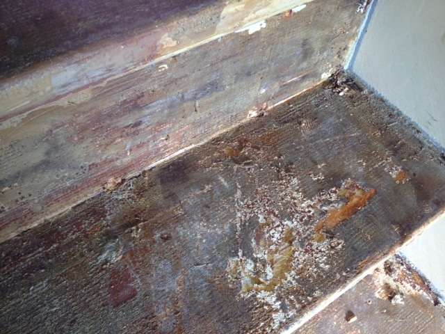 Lijm verwijderen van houten trap 13 treden